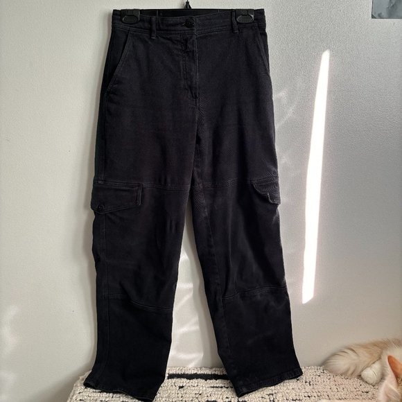 Wilfred Pants - ARITZIA BLACK CARGO PANTS